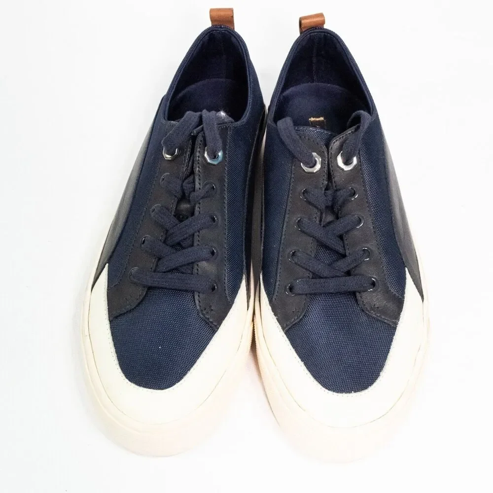 LOUISE ET CIE Bender Low Top Sneaker Dark Blue Size 9.5 US